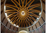Elliptical dome of Laboral's Church
