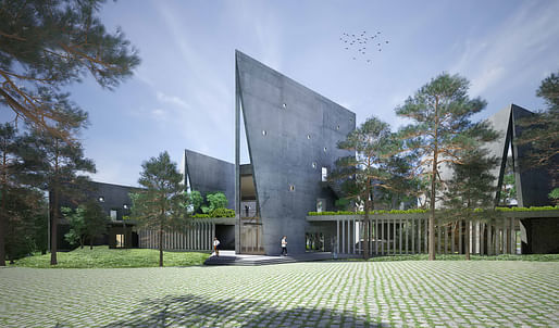 Office - Future Projects Winner: Vo Trong Nghia Architects, Viettel offsite studio, Hanoi, Vietnam. 