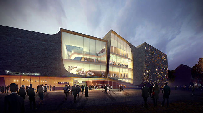 Dutch residents vote UNStudio to design new Theatre on the Parade in Den Bosch, The Netherlands. Image courtesy of UNStudio.