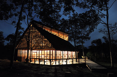 ANI NII SHÖBO, Acayali, Perú. 2009. Architects: Samuel Bravo and Sandra Iturriaga. Photo: Juan Balazs. Courtesy of Harvard GSD.