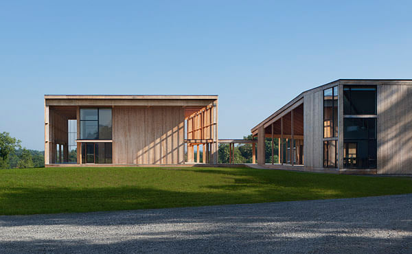 view from entry drive Meditation / Administration - photo: Michael Moran/ ottoarchive.com