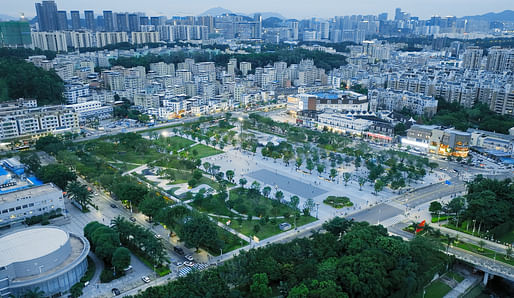 Landscape of the Year winner Regeneration Of Vitality——Shenzhen Guanlan Riverside Plaza by LAY-OUT Planning Consultants Co., Ltd. Image: © LAY-OUT