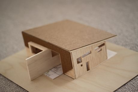 House H - 1-100 scale study model by Matej Gasperic.