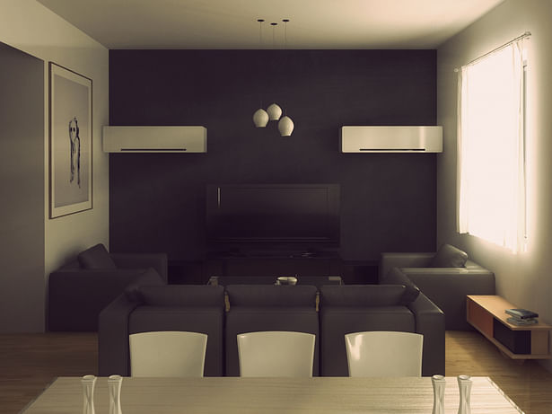 Living room render