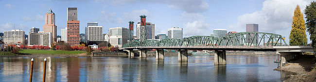 The passive-aggressive downtown Portland panorama, courtesy Wikipedia