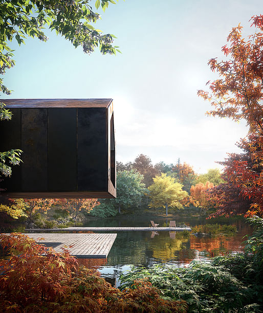 ​UNDERGRADUATE AWARD, Honorable Mention: A Wood Cabin by A. Rabito by Giovanni Battista Croce