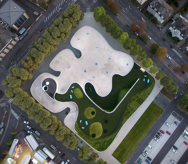 The Media library, located in Thionville, by Dominique Coulon & Associés. Image: Dominique Coulon & Associés.