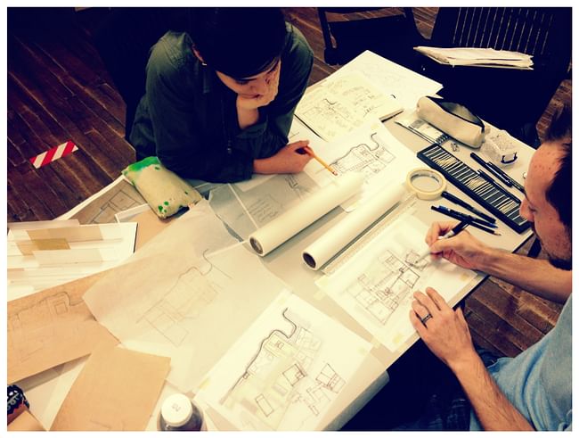 Drawing together: Marcela Trejo & Brian Pickard