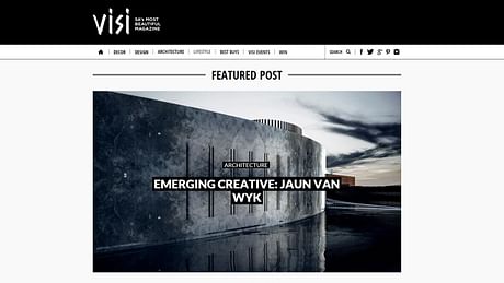 Q&A with VISI magazine online!! http://www.visi.co.za/emerging-creative-jaun-van-wyk/