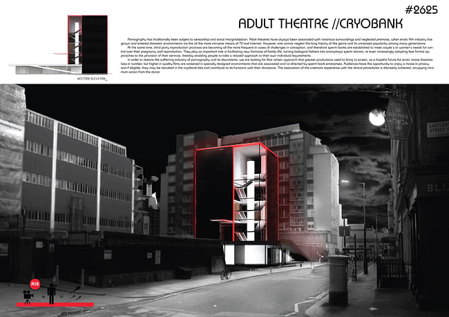 Honorable Mention - Adult Theatre/Cryobank by Anna Rizou and George Anagnostopoulos