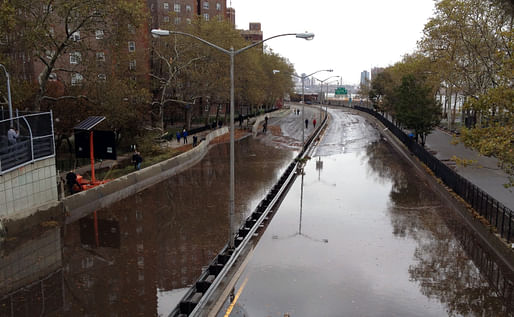 Flooding on FDR Drive. Image via wikimedia.org