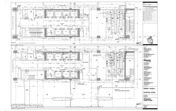 Core detail - Sample drawing