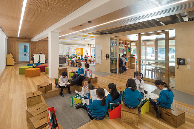 Health & Education: Our Lady of the Assumption Catholic Primary School Stage 1 | North Strathfield, NSW, Australia by BVN. Photo courtesy of INSIDE - World Festival of Interiors.