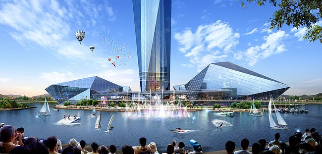 Water show (Image: GDS Architects, CG: Rayus)