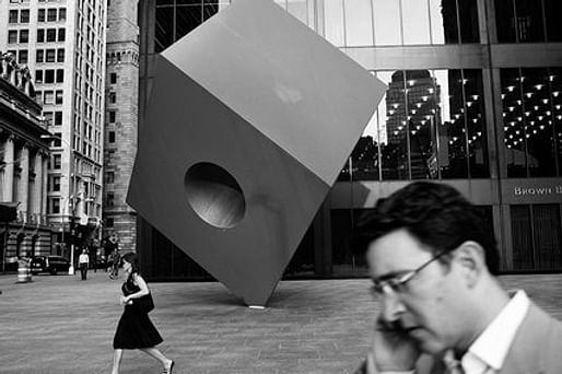 Noguchi Cube, New York, photo by Jeremy M. Lange