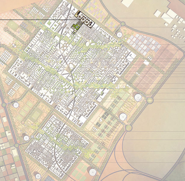 location of project in the City plan