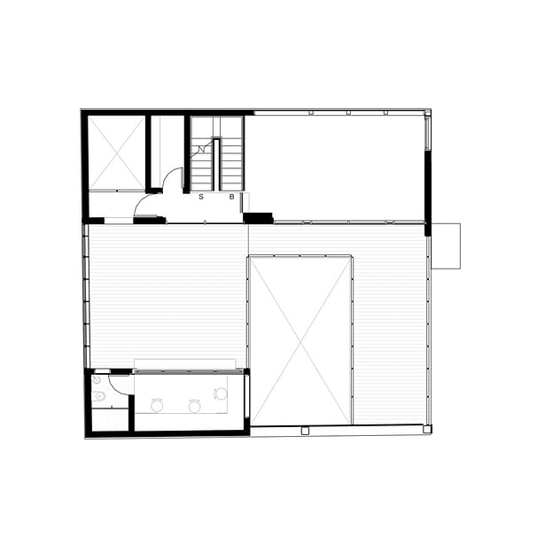 Terrace level plan. PAUL CREMOUX studio