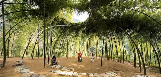 Bamboo Theater, 2015–ongoing; Hengkeng Village, Songyang County, Zhejiang Province, China, completed 2015; Designed by Xu Tiantian (Chinese, b. 1975), DnA_Design and Architecture (Beijing, China, founded 2004); Bamboo; Photo by Wang Ziling © DnA_Design and Architecture