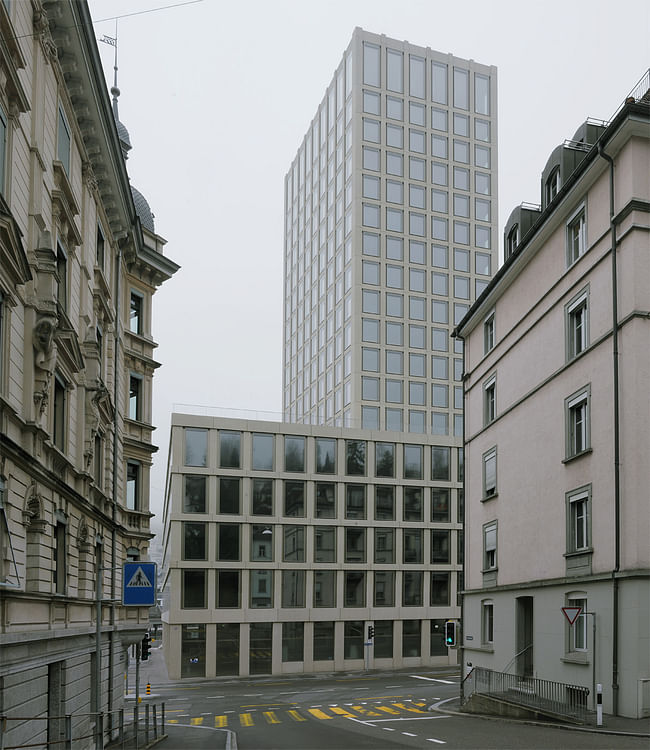 University of St. Gallen in St. Gallen, Switzerland by giuliani.hönger architekten eth bsa sia; Photo: Walter Mair