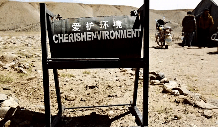 Screenshot from 'Saga Dawa' film, on the eponymous Tibetan festival. Image via studiorede.com.