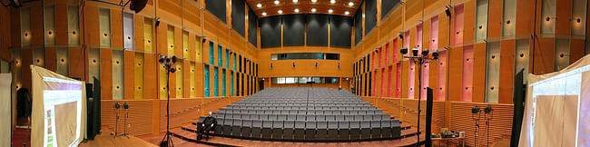 Panorma of Korundi Music Hall, Juhani Pallasmaa