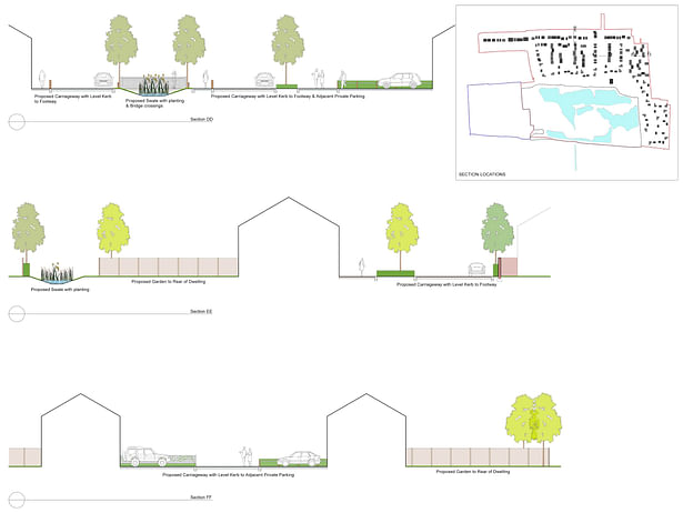 Davis Landscape Architecture - Star Lane Ph2 Residential Landscape Architect Sections Swale2 Outline Planning