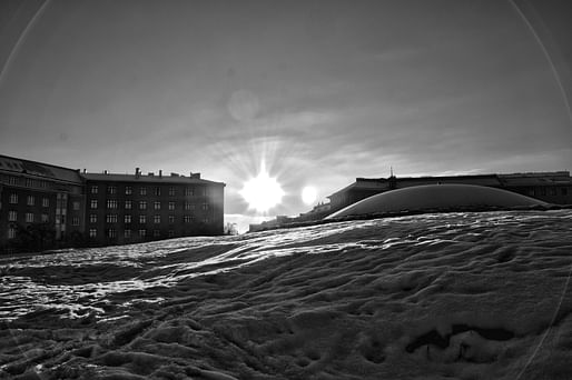 Sunrise over Temppeliaukio - Church of the Rock