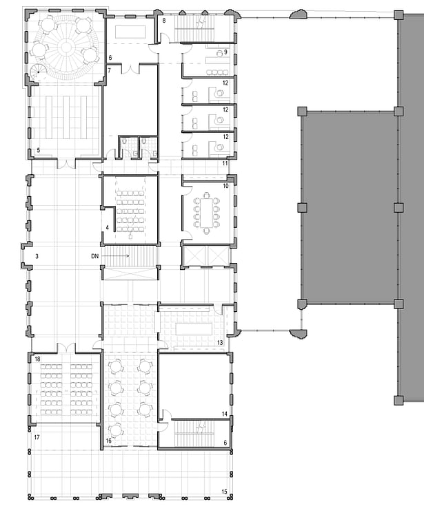 2nd level museum floor plan