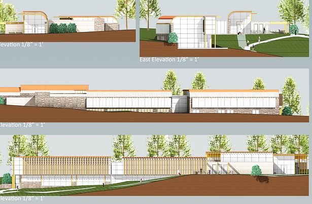 Main Museum Component Elevations