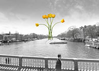 Iconic Pedestrian Bridge in Amsterdam