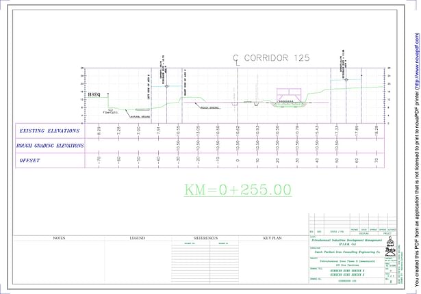 C-CORRIDOR PLOT PLAN CROSS SEC 2