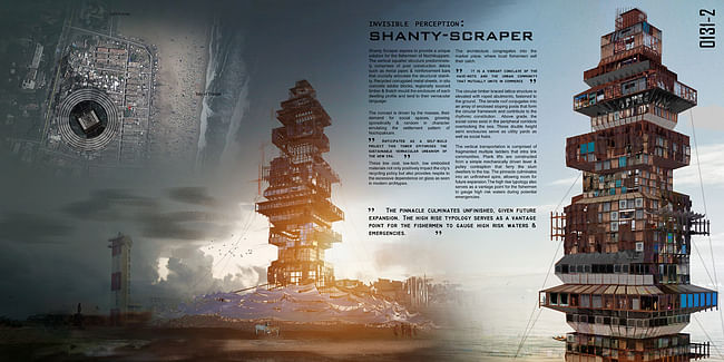 2ND PRIZE: 'Shanty-Scaper' by Suraksha Bhatla and Sharan Sundar | India