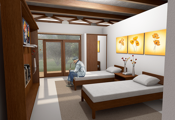  Nursing home render - april 2016 - archicad software + adobe photoshop