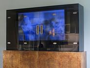 LUCITE TV VITRINE