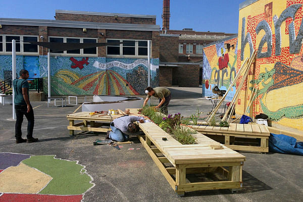 Melody STEM outdoor classroom by Latent Design.