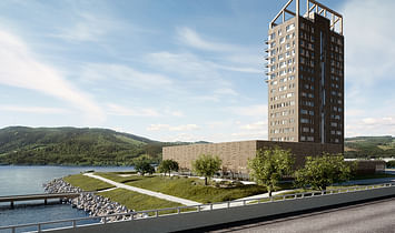 The world's tallest wooden tower is being built in Norway