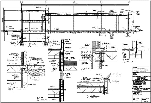 Building Section and Details