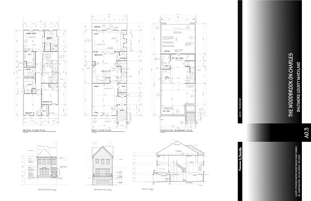 Plans, Elevations and Section