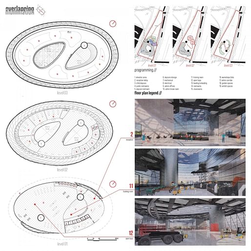 Overlapping Illumination by Cristian Gomez & Mo Zaina Faculty of the University of Colorado Denver. Image: courtesy ACSA