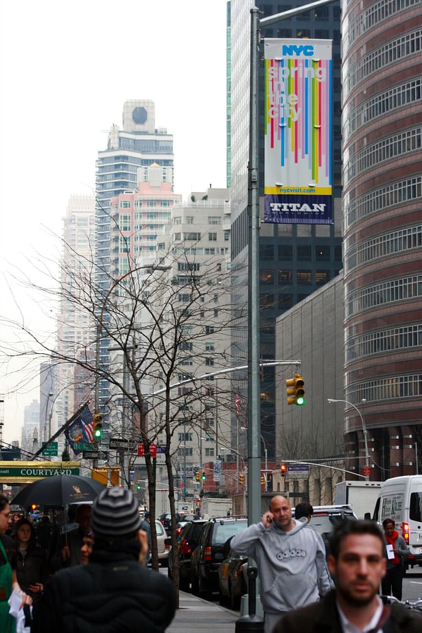 NYC Seasonal Banner 'Spring in the City'.