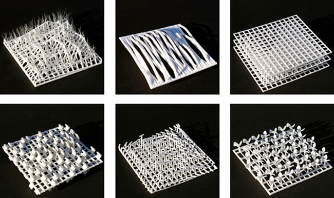 Machinic Veils: Six Veils 3d prints via Henry Cheung