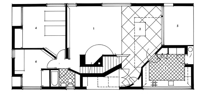 Robert Venturi, Vanna Venturi House, Philadelphia, USA, 1961-1963 (via plansofarchitecture.tumblr.com)