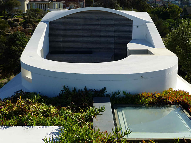 Green roof of Seacliff House by Chris Elliott Architects. Photo © CEA