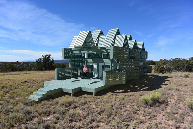 The Malleable Autonomous Retreat House, an interactive house that can change its shape to accommodate changing needs.