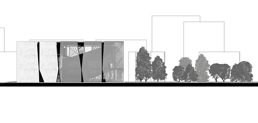 Parkopera diagram elevation, by Salon Architects. Image: Salon. 