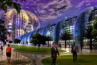 Airport 3D design Twisting style 19 / 2016