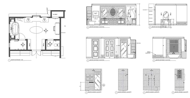 Interiors - Master Bathroom