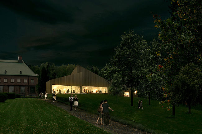 Visualization, exterior at night (Image: MACA)