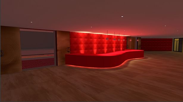 Auditorium Lighting Design - Reception Area