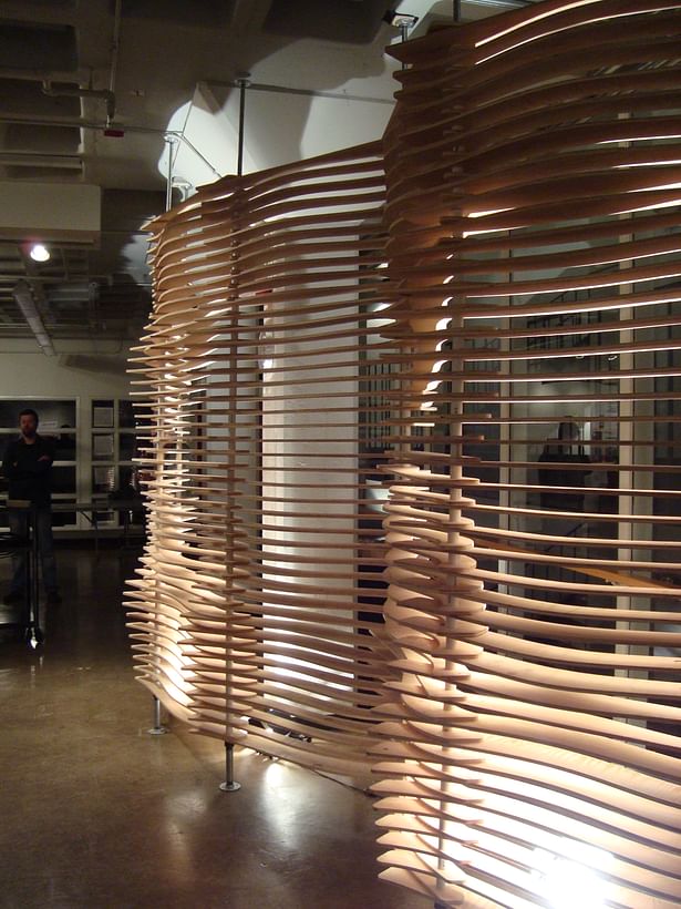 Louvered Screen Partition